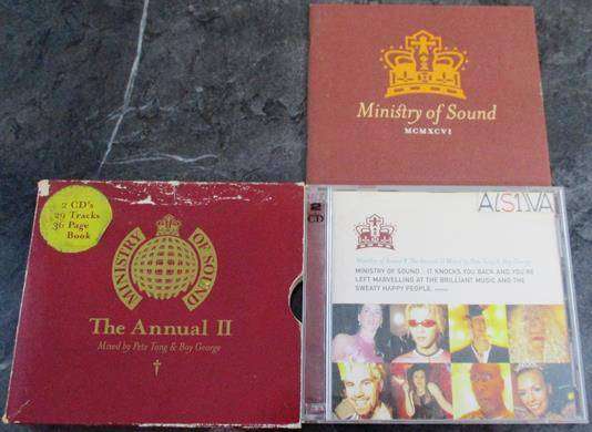 THE ANNUAL II Mixed by Pete Tong & Boy George 2xCD Ministry of Sound