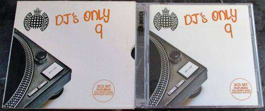 DJ's ONLY 9 3xCD Ministry of Sound
