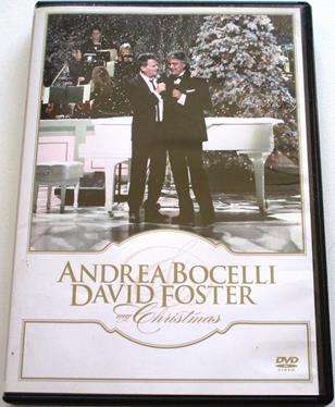 ANDREA BOCELLI + DAVID FOSTER Christmas DVD