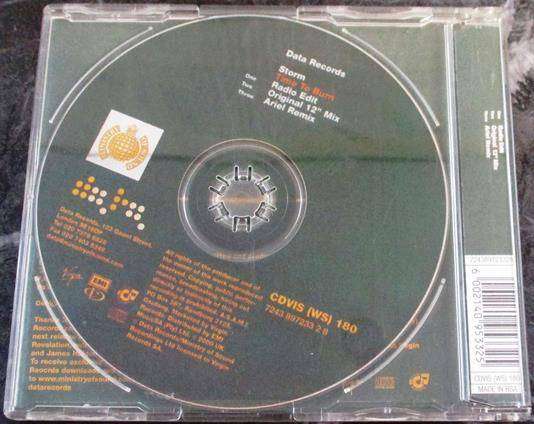 STORM - TIME TO BURN CD Ministry of Sound