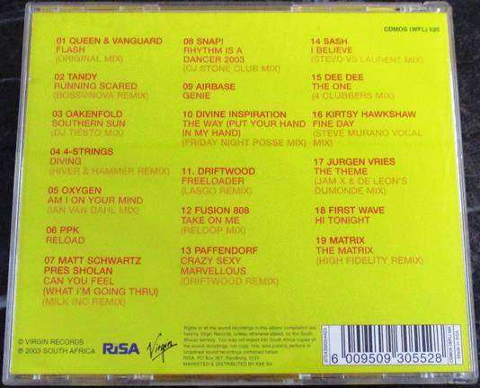 TRANCE NATION 2003 Ministry of Sound CD