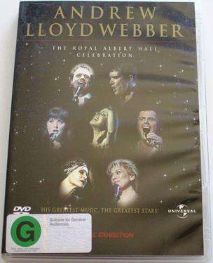 ANDREW LLOYD WEBBER The Royal Albert Hall Celebration DVD