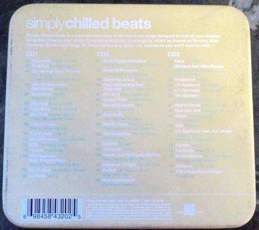 SIMPLY CHILLED BEATS 3xCD metal box set