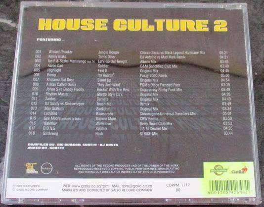 BUMP HOUSE CULTURE 2 CD