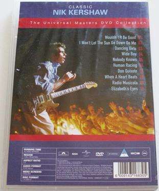 NIK KERSHAW Classic DVD