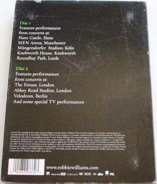 ROBBIE WILLIAMS And Through it All Live 1997-2006 2xDVD