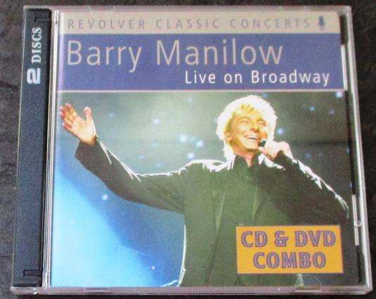 BARRY MANILOW Live on Broadway CD+DVD