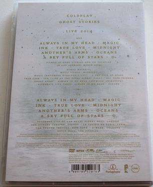 COLDPLAY Ghost Stories Lice 2014 CD+DVD