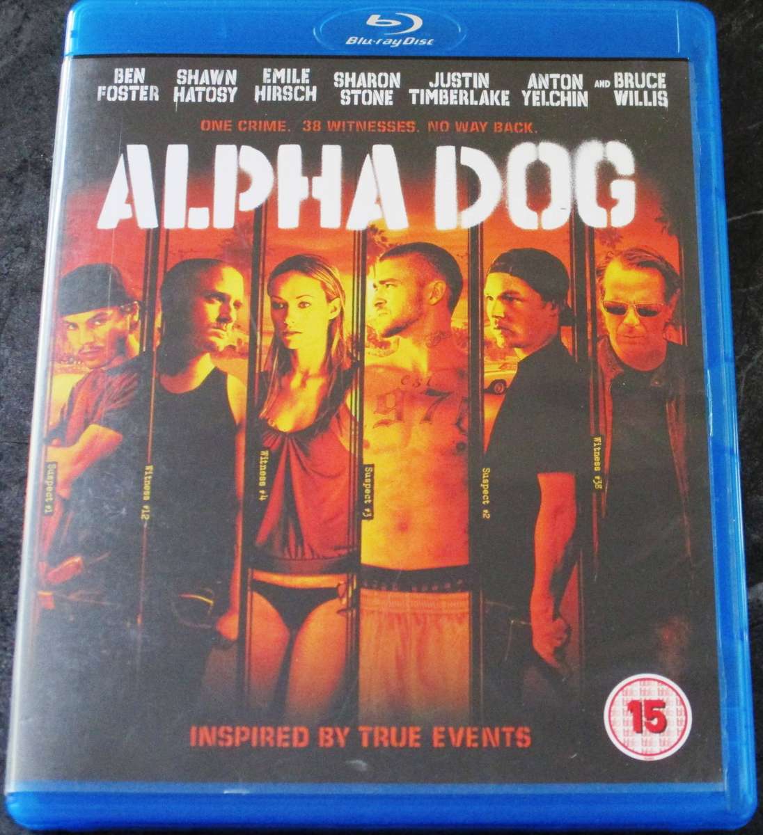 ALPHA DOG BLU RAY Bruce Willis Sharon Stone