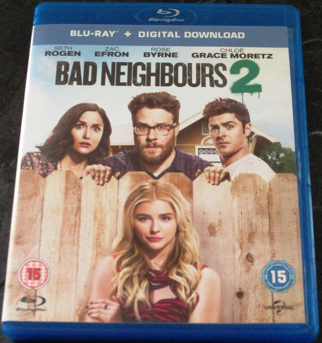 BAD NEIGHBOURS 2 BLU RAY Seth Rogen Zac Efron
