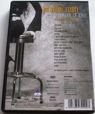 JENNIFER RUSH The Power of Rush The Complete Video Collection DVD