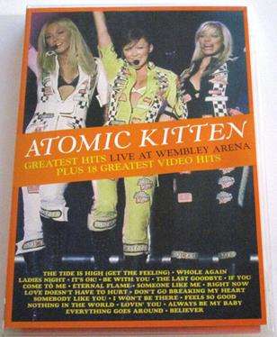 ATOMIC KITTEN Greatest Hits Live at Wembley Arena + 18 Greatest Video Hits  DVD