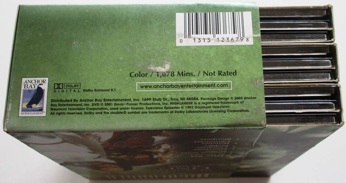 HIGHLANDER There Can Only Be One Season One 9xDVD Box Set [Box Set shelf]