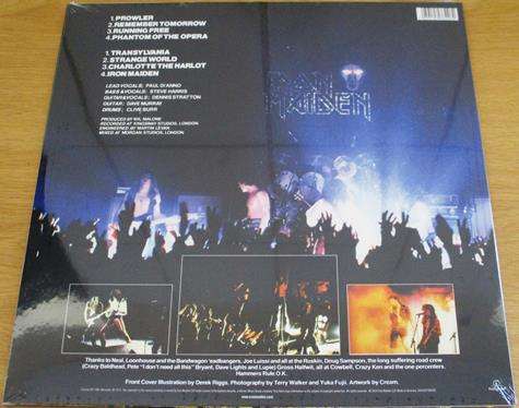 IRON MAIDEN Iron Maiden LP VINYL Record