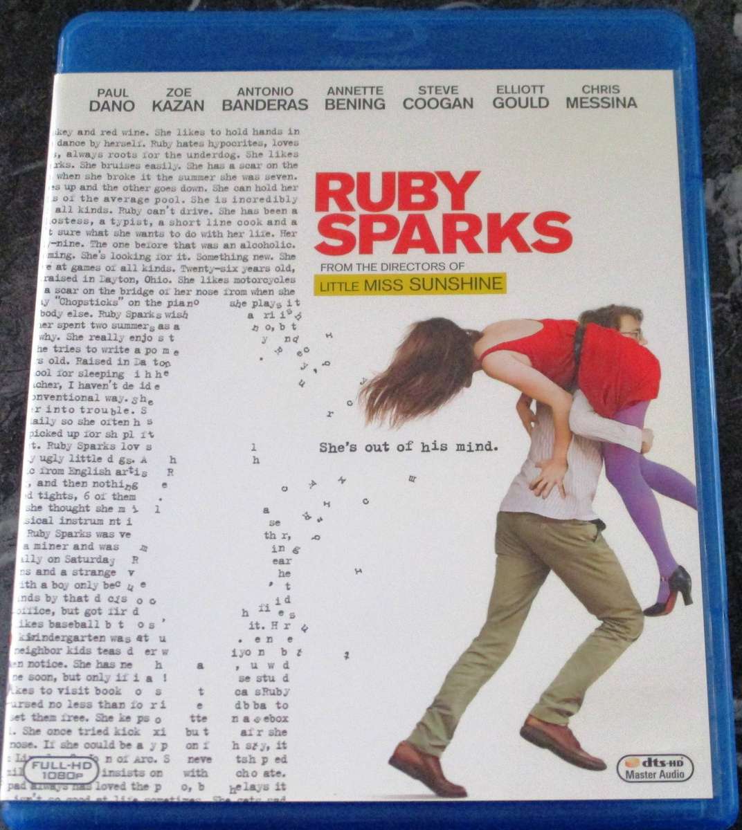 RUBY SPARKS BLU RAY Antonio Banderas