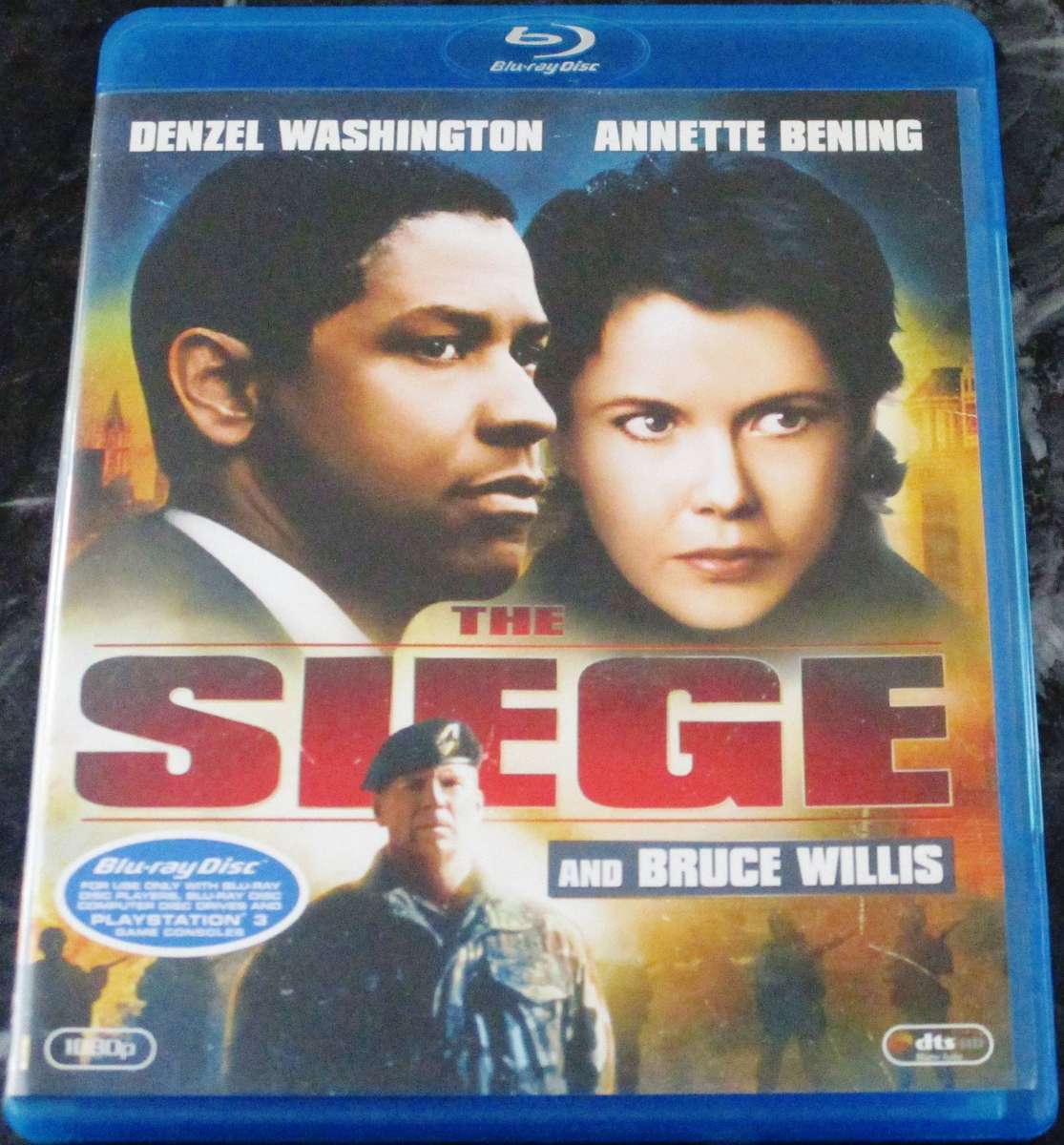 THE SIEGE BLU RAY Bruce Willis Denzel Washington