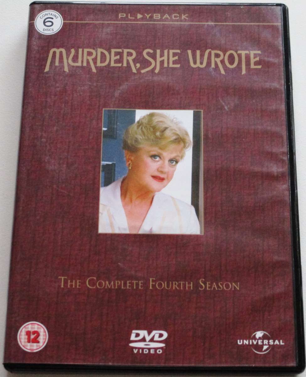 MURDER, SHE WROTE The Complete Fourth Season 6 DVD BOX SET [Box Set shelf]