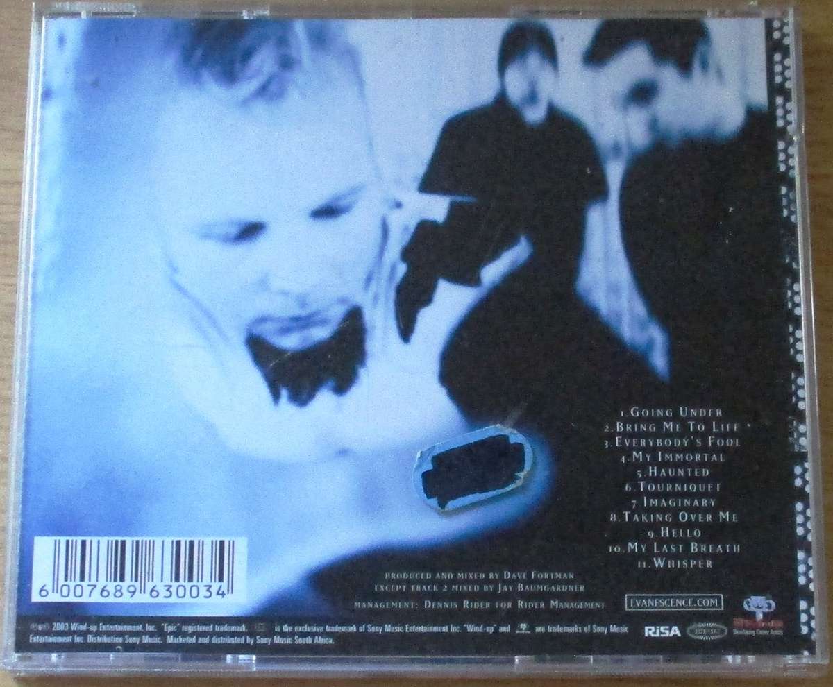 EVANESCENCE Fallen CD [Vx6]