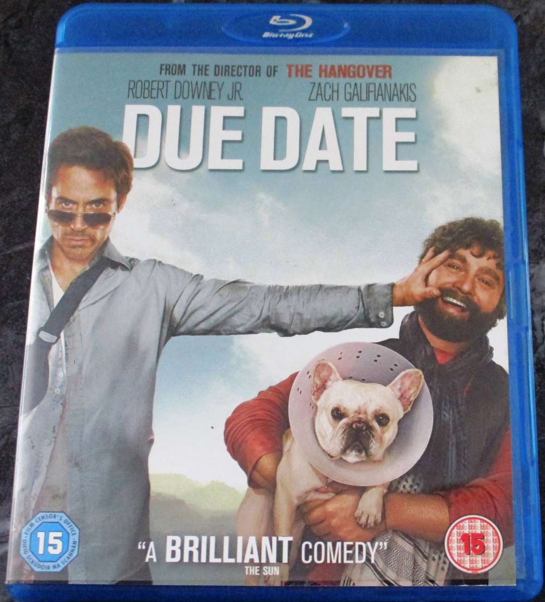 DUE DATE BLU RAY Robert Downey Jr