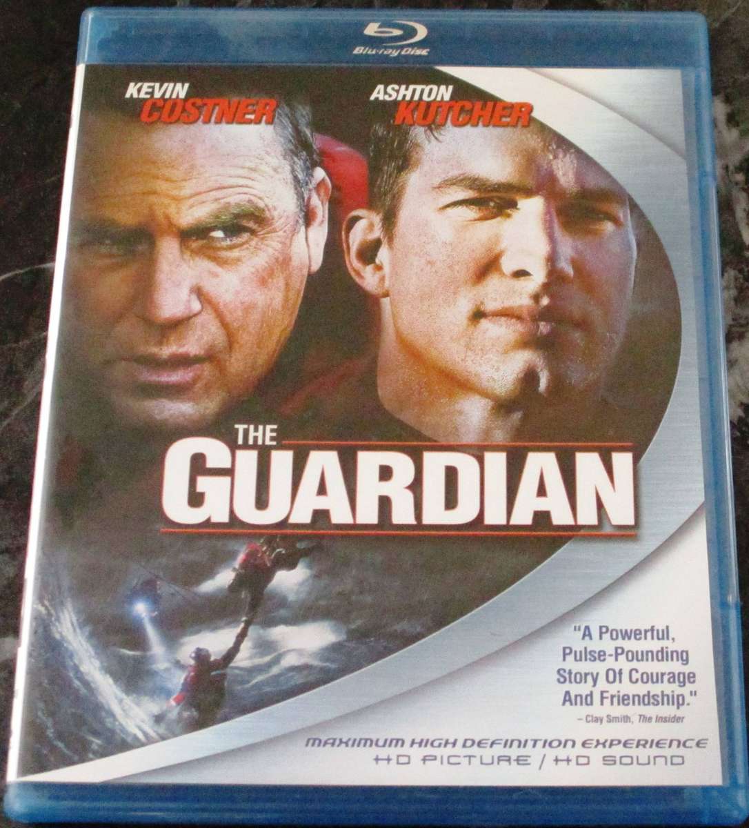 THE GUARDIAN BLU RAY Kevin Costner Ashton Kutchner