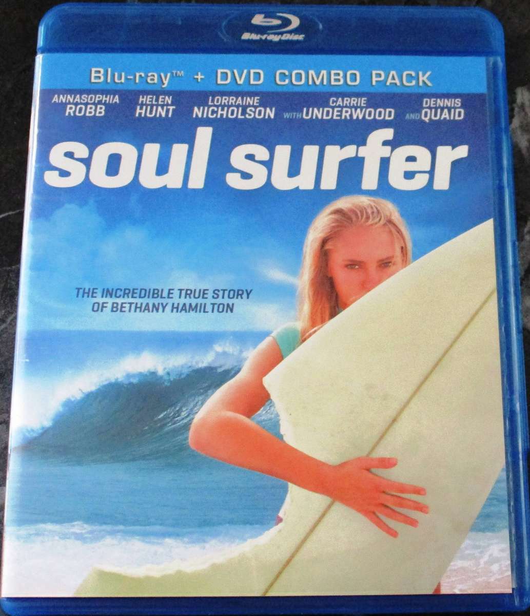 SOUL SURFER BLU RAY + DVD Combo Helen Hunt Dennis Quaid