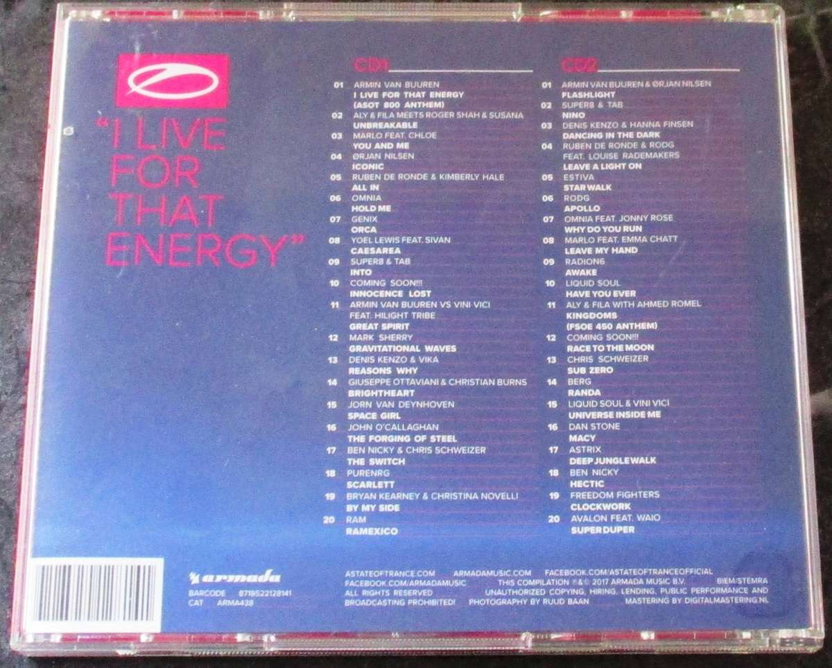A STATE OF TRANCE 800  IMPORT 2xCD Armin van Buuren [Gx37]