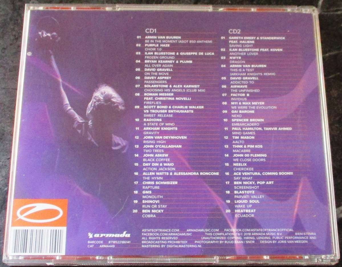 A STATE OF TRANCE 850  IMPORT 2xCD Armin van Buuren [Gx37]