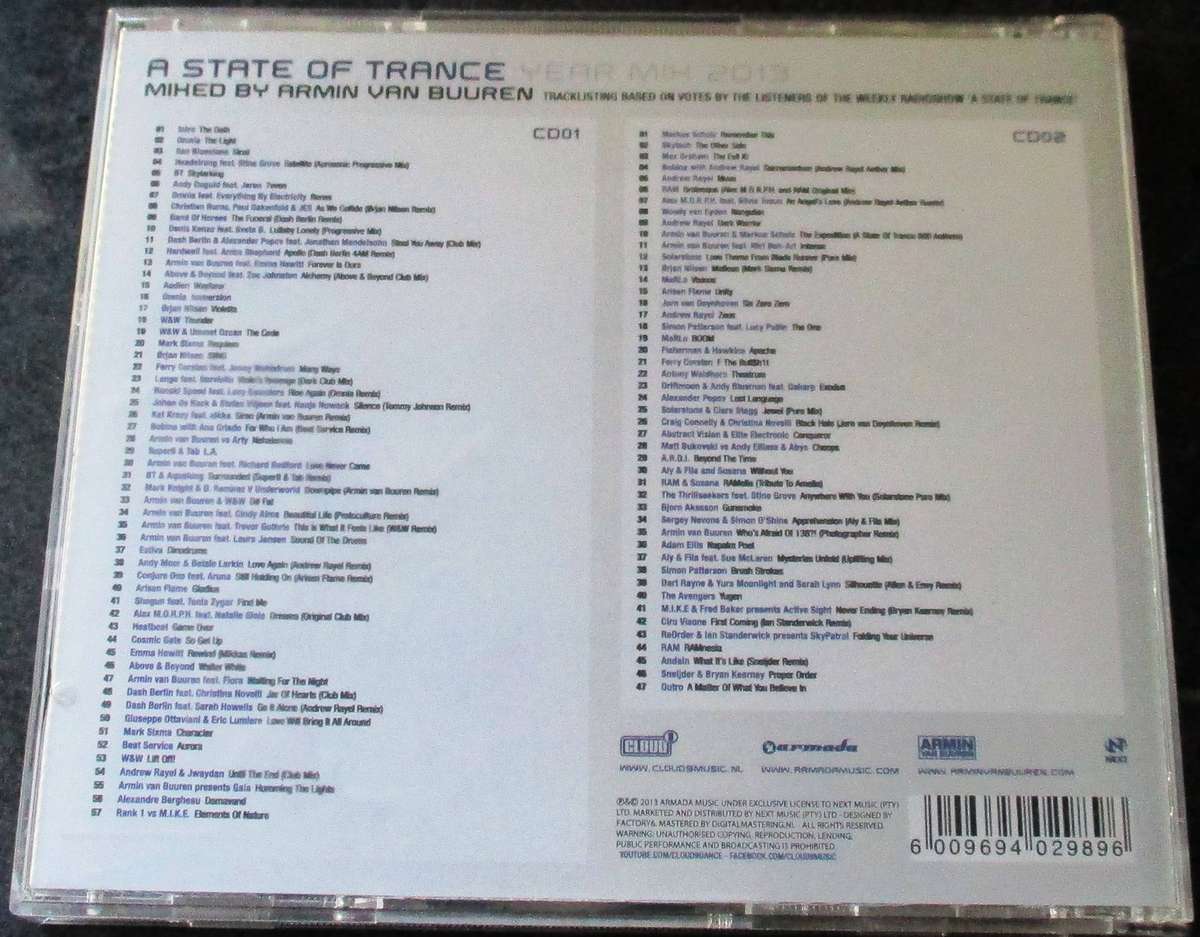 A STATE OF TRANCE Year Mix 2013 2xCD Mixed by Armin van Buuren [Gx37]