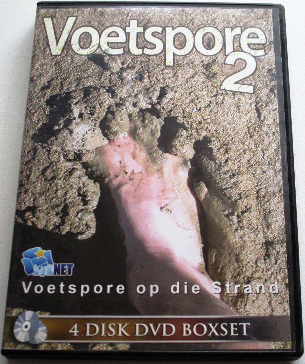 VOETSPORE 2 Voetspore op die Strand 4xDVD [SA Afrikaans shelf]