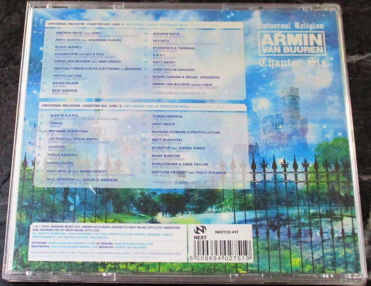 ARMIN VAN BUUREN UNIVERSAL RELIGION Chapter 6 2xCD Armin van Buuren [Gx37]