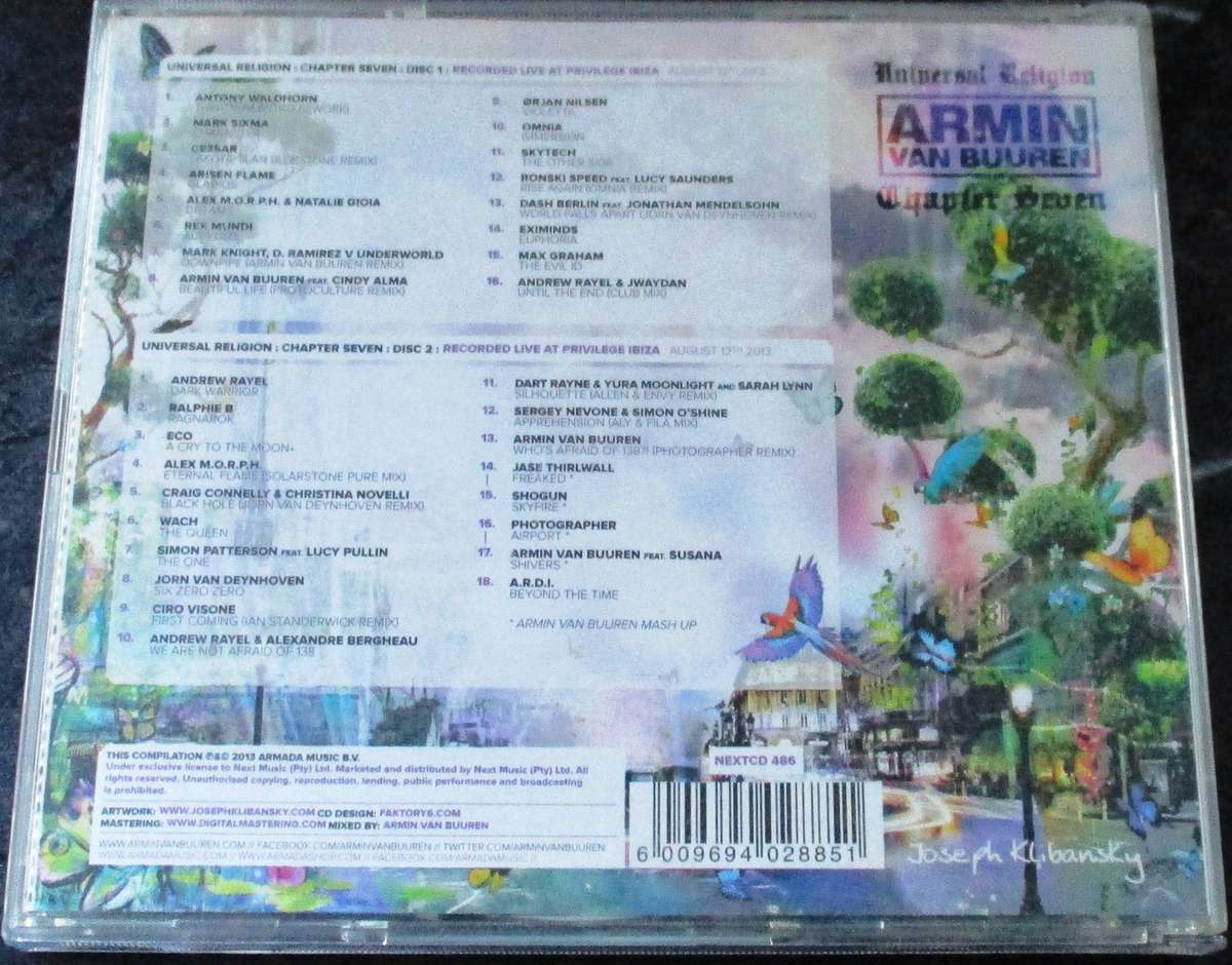 ARMIN VAN BUUREN UNIVERSAL RELIGION Chapter 7 2xCD Armin van Buuren [Gx37]