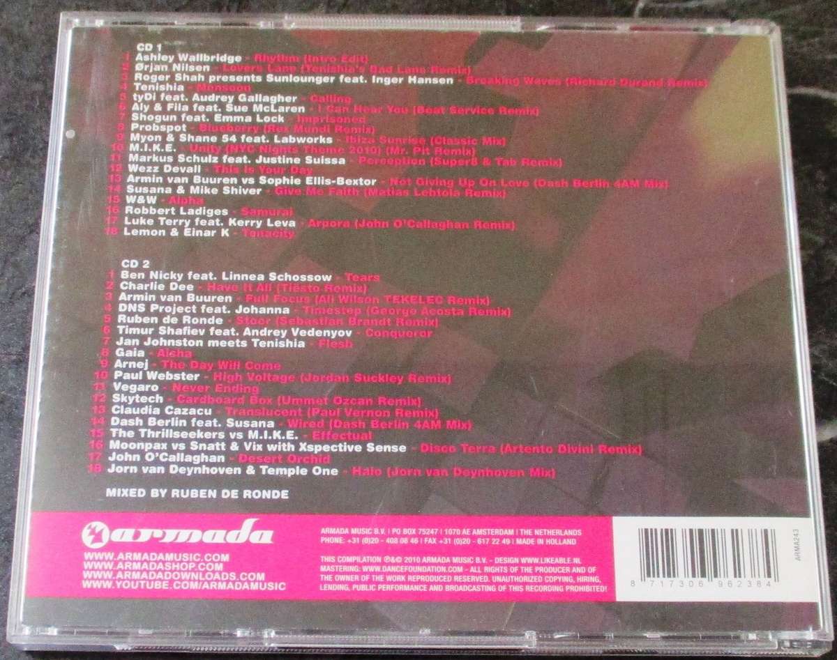 ARMADA TRANCE 10  2xCD [G x 37]
