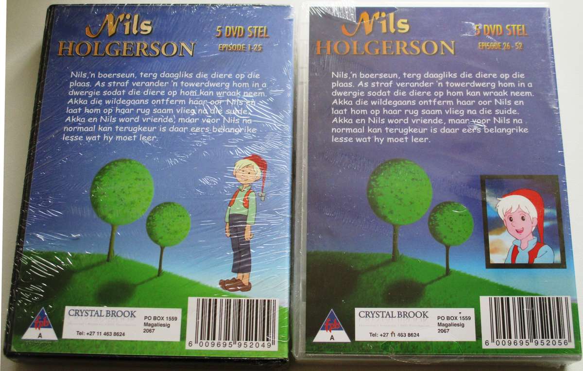 NILS HOLGERSON Episode 1-25 + Episode 26-52 DVD BOX SETS [Box Set shelf]