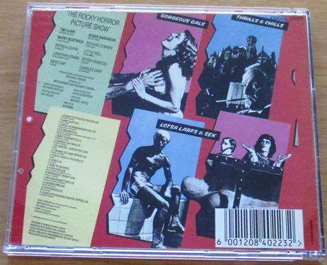 THE ROCKY HORROR PICTURE SHOW O.S.T. CD [Gx7]
