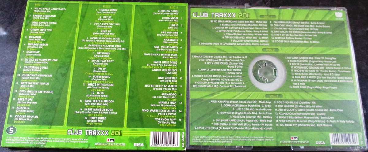 CLUB TRAXXX 2011 VOLUME 5 3xCD [G x 38]