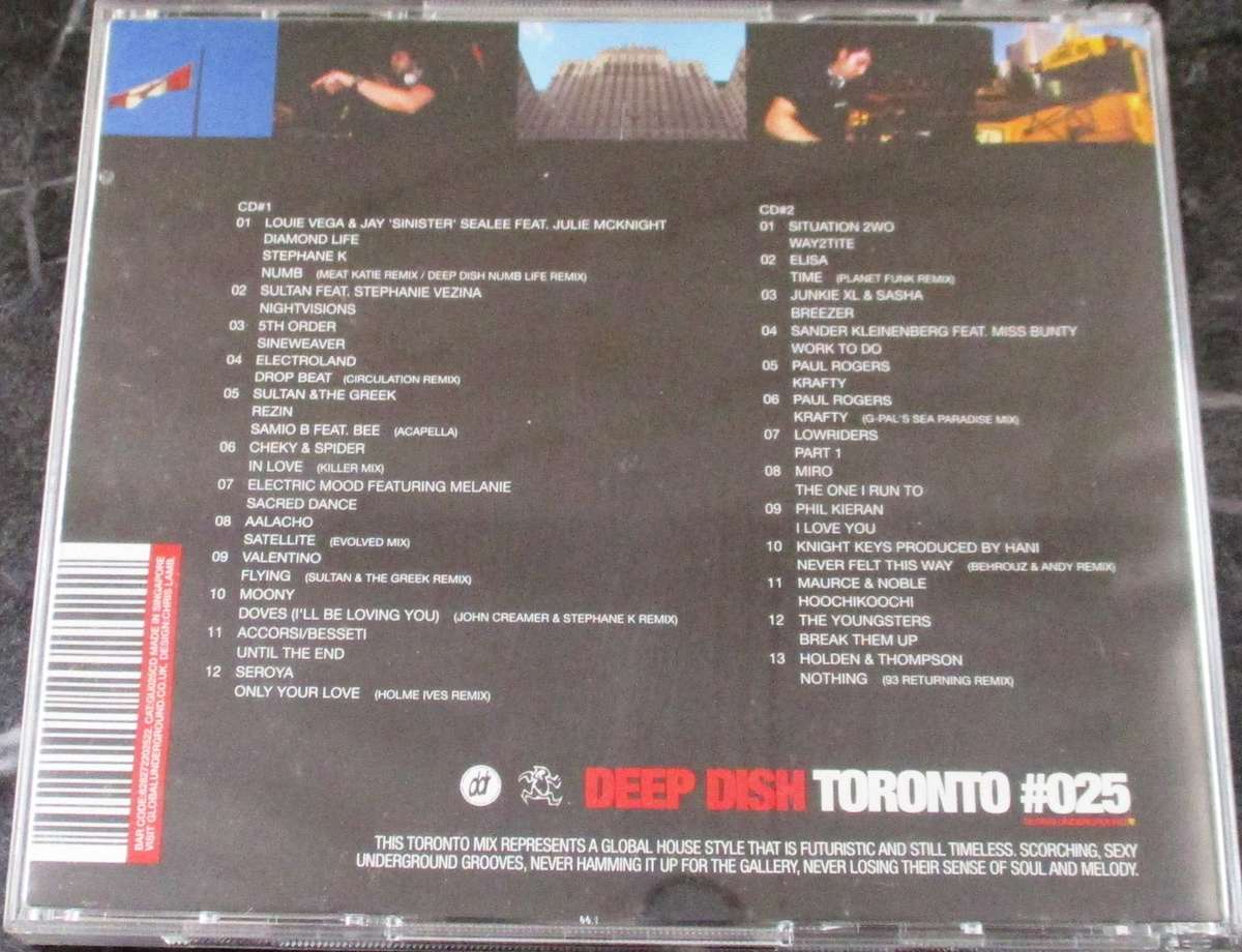 DEEP DISH Toronto #025 CD [G x 38]
