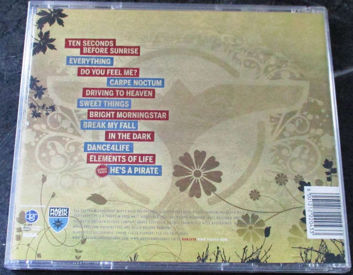 TIESTO Elements of Life CD [G x 39]