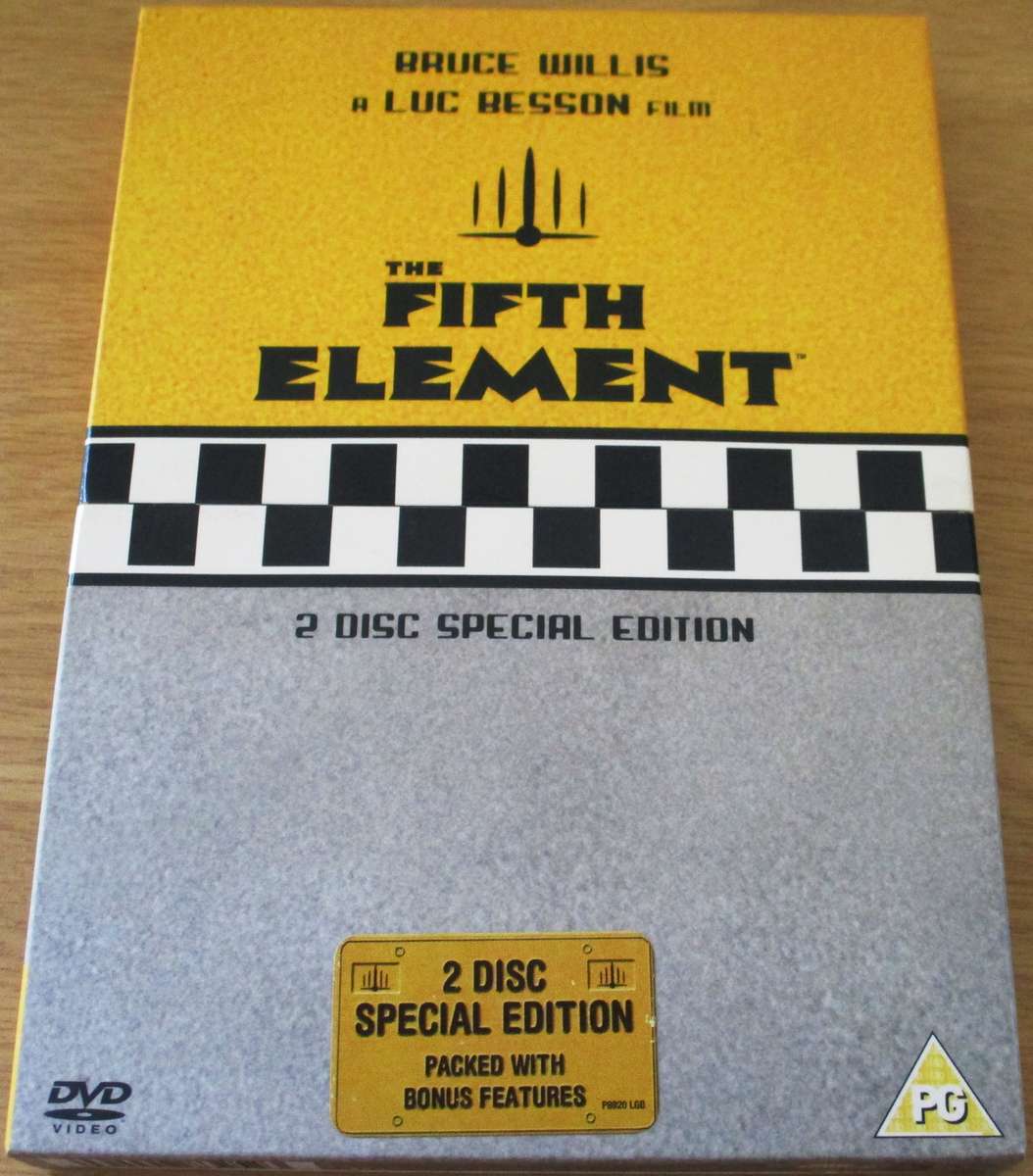 THE FIFTH ELEMENT Special Edition 2xDVD Bruce Willis [Box Set shelf]