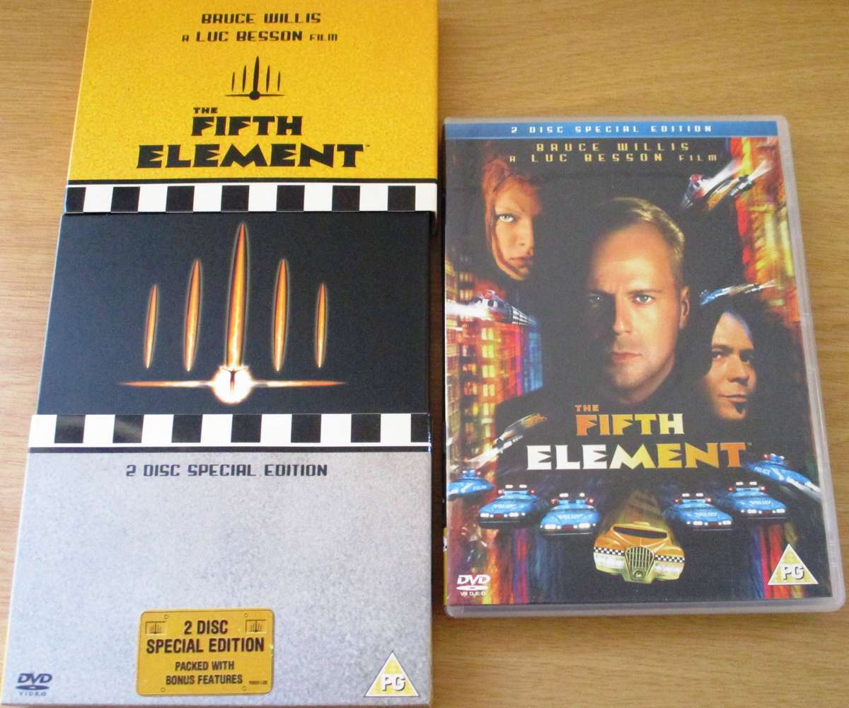 THE FIFTH ELEMENT Special Edition 2xDVD Bruce Willis [Box Set shelf]