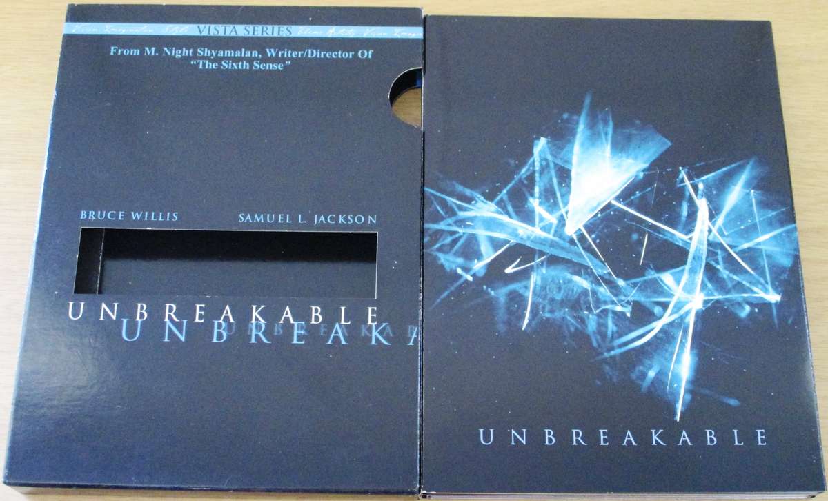UNBREAKABLE Bruce Willis Samuel L Jackson 2xDVD BOX SET [Box Set shelf]