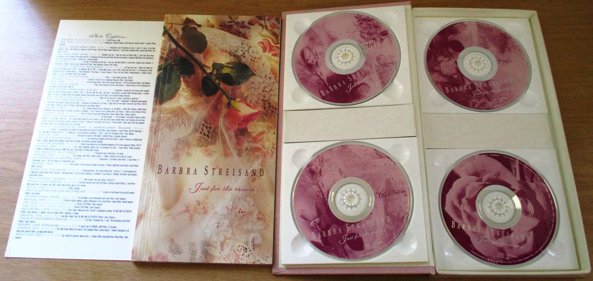 BARBRA STREISAND Just for the Record 4xCD BOX SET [Box Set shelf]