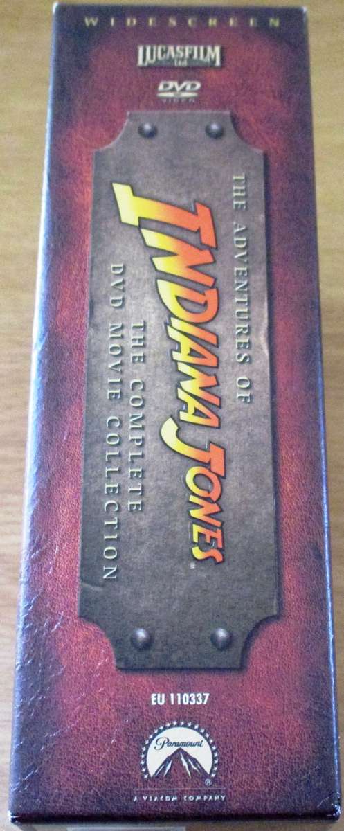 THE ADVENTURES OF INDIANA JONES The Complete DVD Movie Collection 4xDVD BOX SET [Box Set shelf]