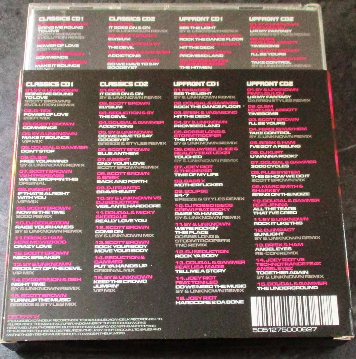THE No.1 HARDCORE CLASSICS ALBUM 4xCD [G X 40]