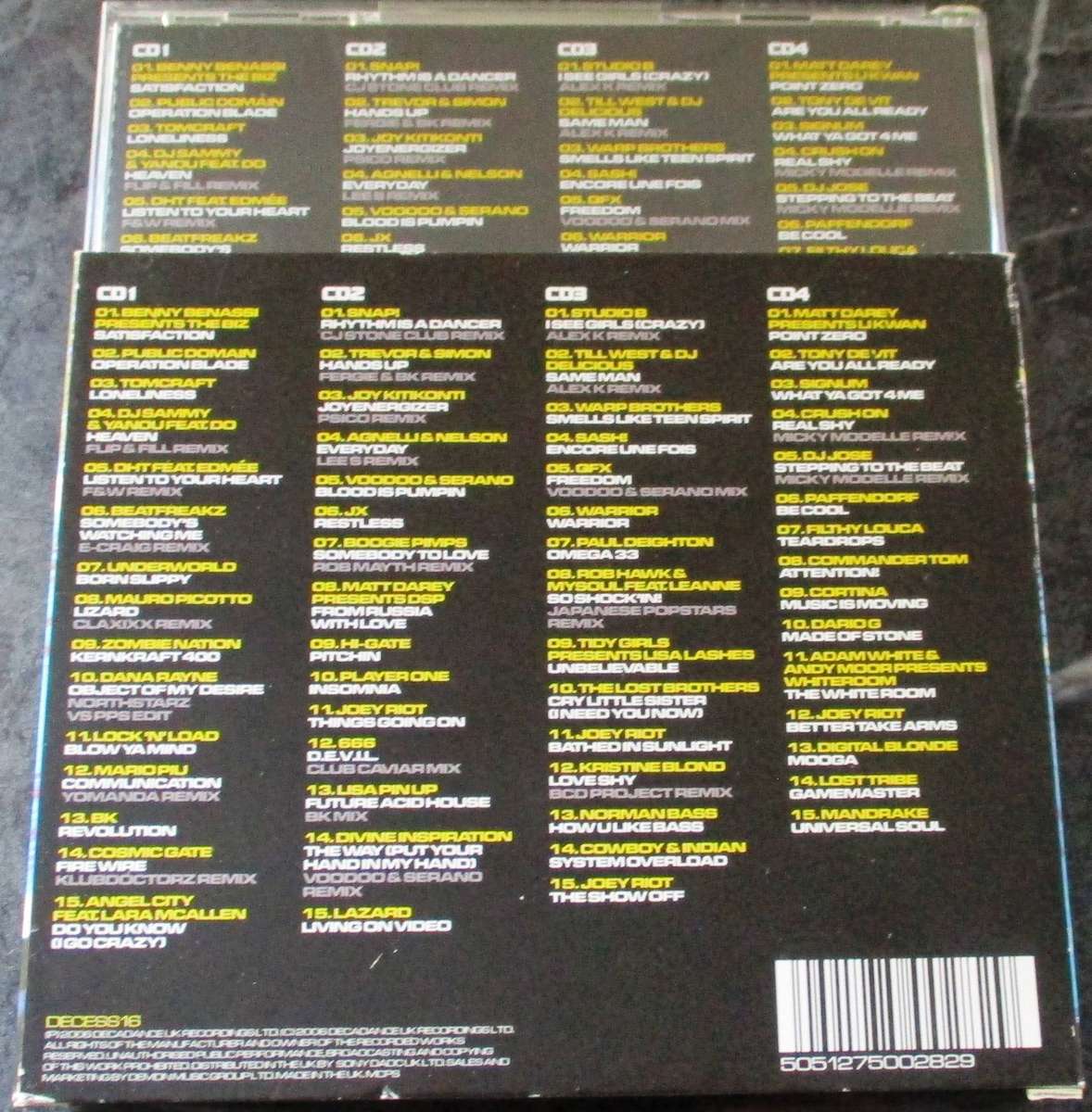 The No.1 HARD DANCE ALBUM 4xCD [G X 40]