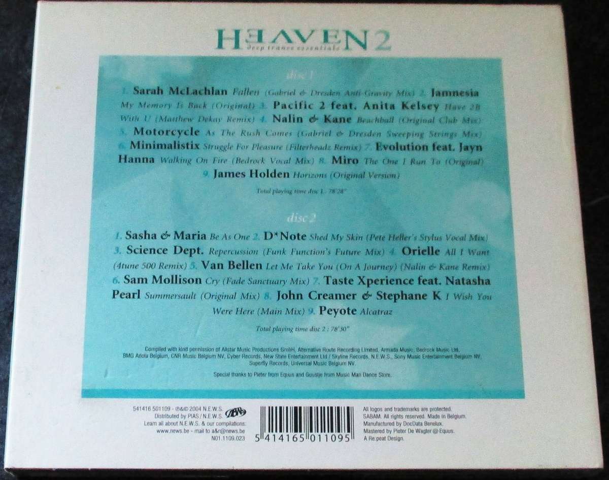 HEAVEN Deep Trance Essentials Vol. 2 2xCD [G X 40]
