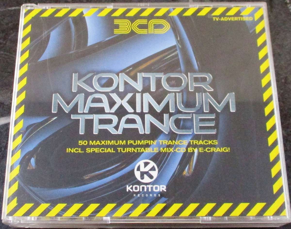 KONTOR MAXIMUM TRANCE 3xCD FATBOX  [G X 41]
