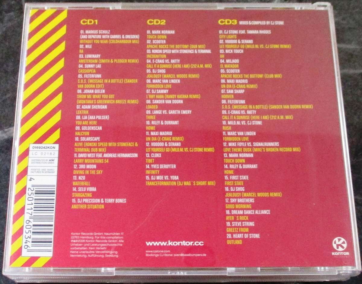 KONTOR MAXIMUM TRANCE 2  3xCD FATBOX[G X 41]