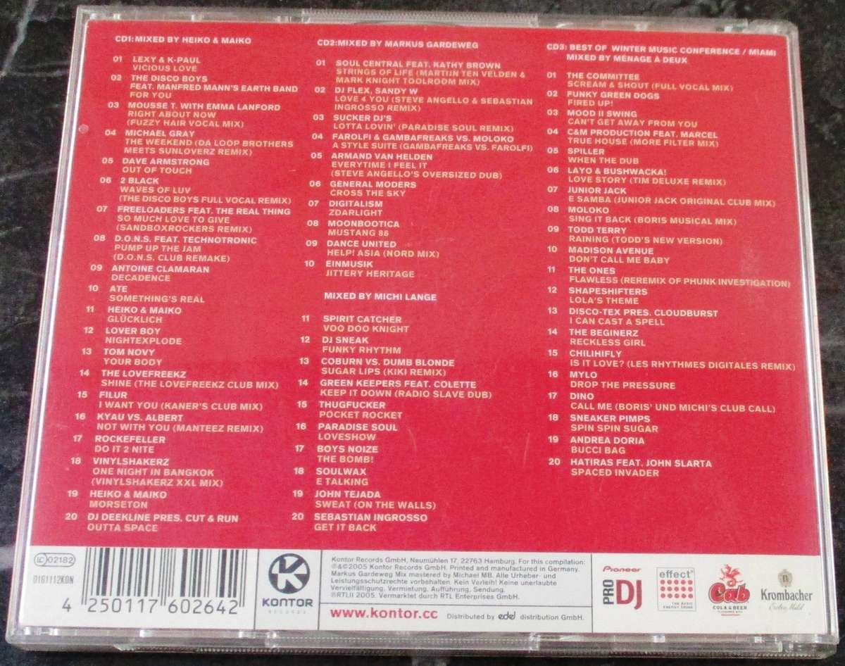 KONTOR Top of the Clubs Volume 26  3xCD [G X 41]