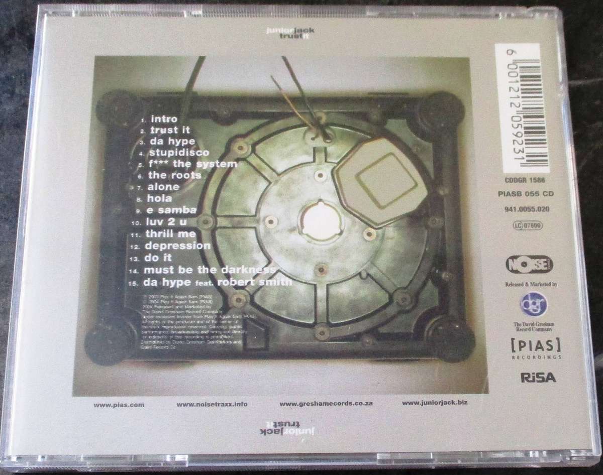 JUNIOR JACK Trust It CD [G X 41]