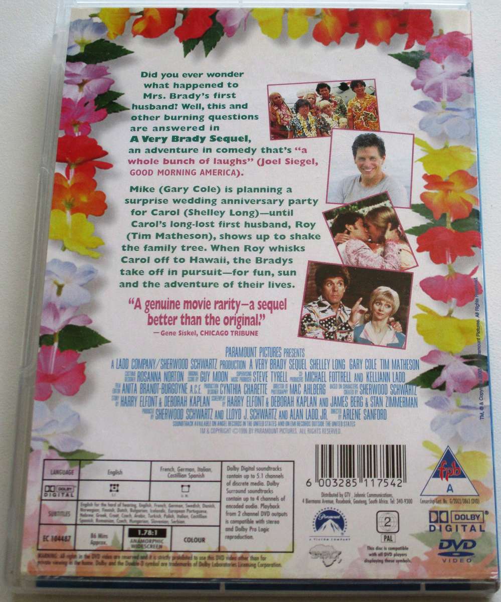 A VERY BRADY SEQUEL  DVD [BBOX 4]